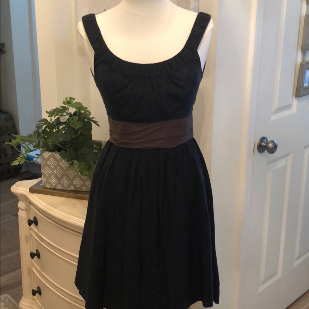 WHITE HOUSE BLACK MARKET SZ 0 SILK/COTTON DRESS